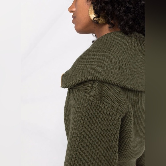 Jacquemus La Maille Risoul Sweater size36 Green NWOT - Picture 10 of 12